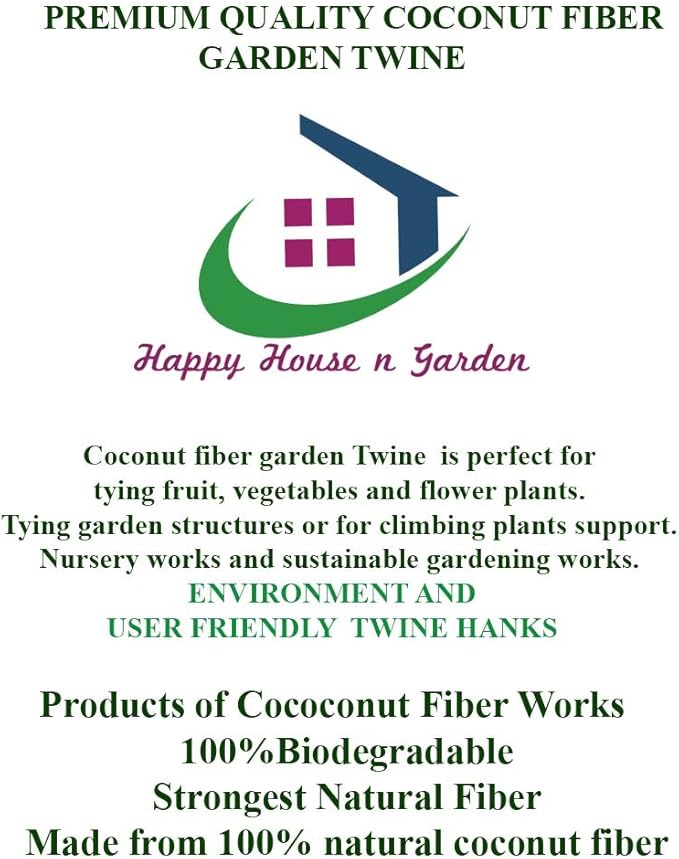 Twine Made of Premium Quality Coconut Fiber (Coir Fiber) Length 30 feet