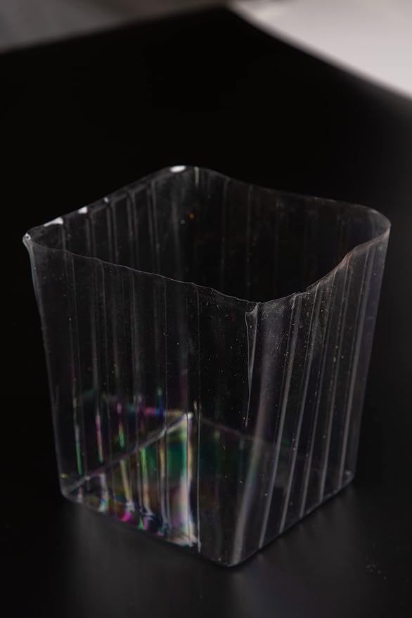 Clear Plastic Liner Inserts for Wood Boxes and Planters (5”x 5.75”) (Sell in Pack of 12) (to fit Square 6" Planter) (L060606)