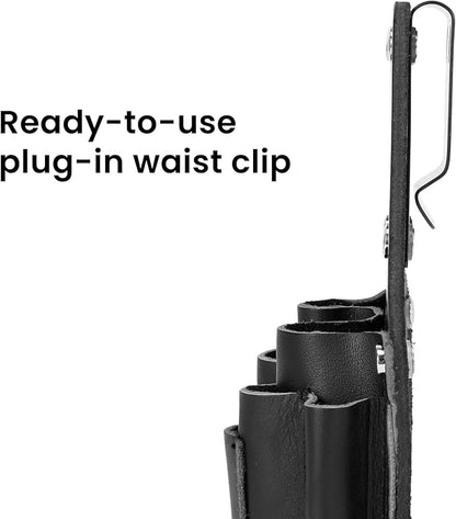 Tool Pouch, Electrician Tool Pouch, 7 Pockets Electrician Holster for Tool Organization, Tape Chain, Quickly Attach and Release from Tool Belts.