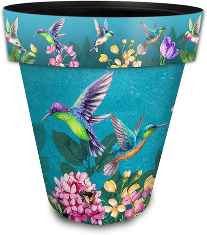 Briarwood Lane Springtime Hummingbirds Large Planter
