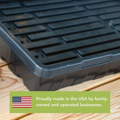 Bootstrap Farmer Reusable Seed Starting Trays - Extra Strength No Holes Nursery Trays, 5-Pack, for Propagation, Seed Starter, Plant Germination, Seedling Flat, Fodder