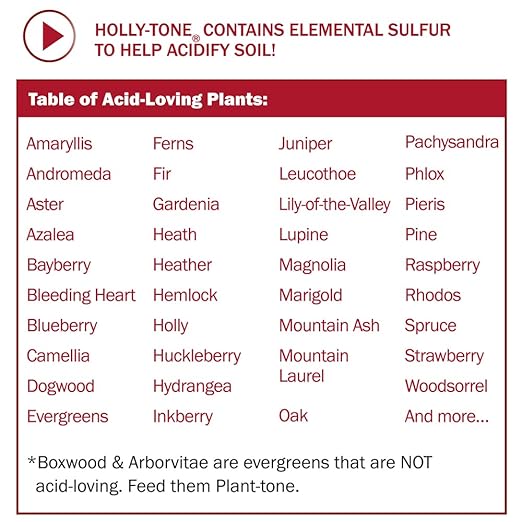 Espoma Organic Holly-Tone 4-3-4 Natural & Organic Evergreen & Azalea Plant Food; 8 lb. Bag; The Original & Best Fertilizer for All Acid Loving Plants Including Rhododendrons & Hydrangeas. Pack of 4