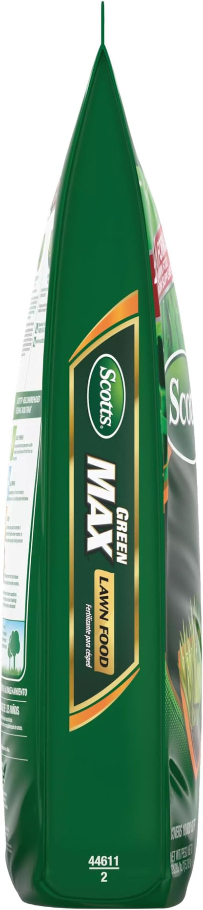 Scotts Green Max Lawn Food - Lawn Fertilizer for Grass Plus Iron Supplement, 10,000 sq. ft., 33.33 lbs.