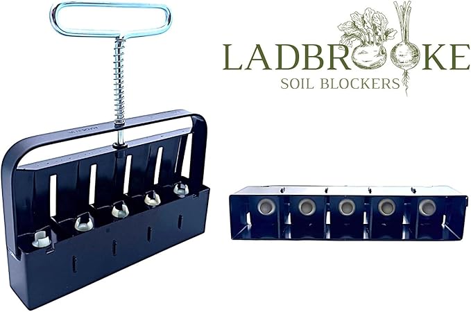 Ladbrooke Genuine Soil Block Maker - Mini 5 Hand Held, Made in England