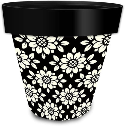Briarwood Lane Geometric Floral Small Planter