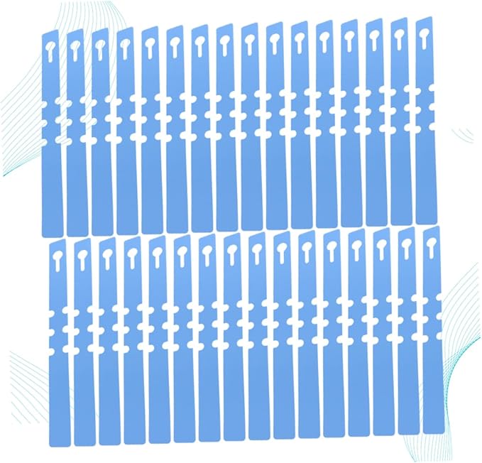 SUPVOX 200Pcs Plant Tags Garden Markers for Easy Plant Identification Home Shop Park and Market Use Blue