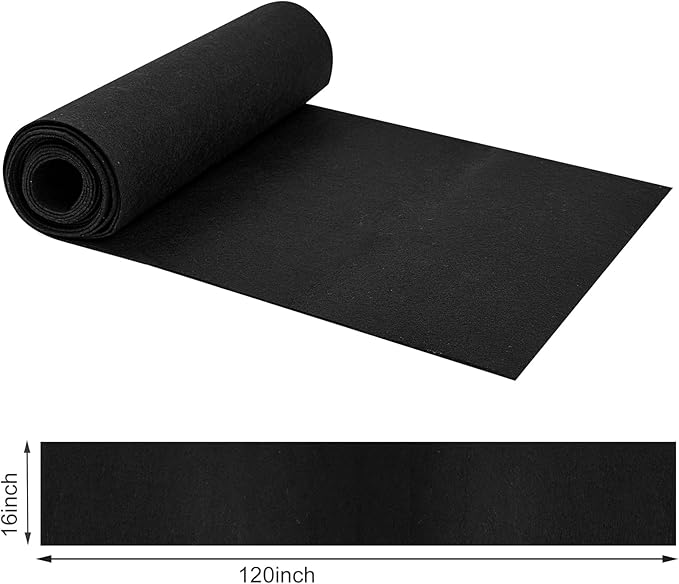 16x120 Inch Fabric Planter Liner Roll for Replacement - Non Woven Plant Felt Liner Roll, Alternative Coconut Fiber Replacement, Easy to Cut for Planter and Hanging Flower Basket Window Box