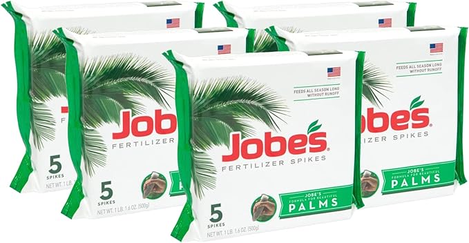 Jobe's 1010 Palm Tree Outdoor Fertilizer Food Spikes, 5-Pack by Jobe's