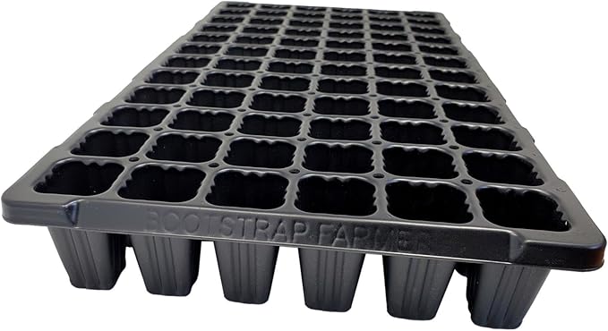 Bootstrap Farmer 72 Cell Seed Starter Tray - Extra Strength Starting Trays for 1020 Planting Seedlings, Propagation, Germination Plug Station (5)