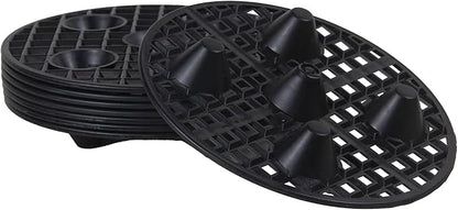 8 Plant Elevators, Heavy Duty Plant Stands, Saucer Riser for Indoor/Outdoor Grow & Drainage, Prevent Rot & Damage on Patio & Deck (11.8 inch)