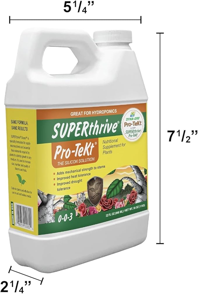 Dyna-Gro® Pro-Tekt® 0-0-3 Silicon Supplement for Plants, 1 qt