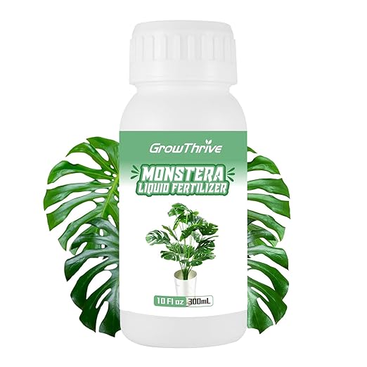 Monstera Plant Food 300ML (10oz) – Organic Microbial Probiotic Fertilizer for Monstera Deliciosa & Indoor Plants – Liquid Nutrient for Greener Leaves & Strong Roots