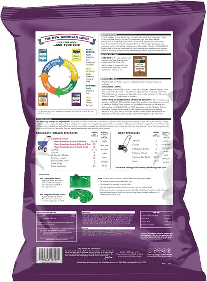 Jonathan Green (11357) Mag-I-Cal Plus Soil Food for Lawns in Alkaline & Hard Soils - Soil Amendment for Grass (15,000 Sq. Ft.)