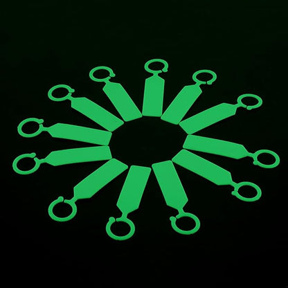 Plant Labels 100 Pcs Plastic Hanging Labels for Plant Tree Nursery Seedling Tags Stakes Markers Reusable(Green)