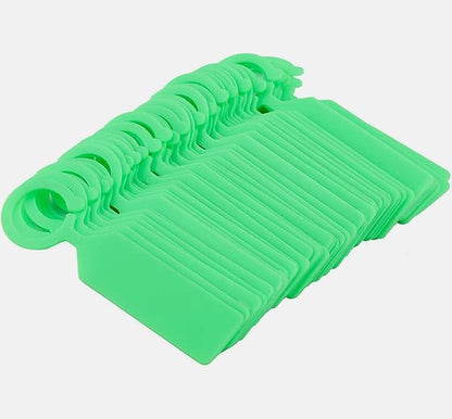 90 Pcs Plastic Garden Hanging Plant Tags Plant Markers, Flower Label/Plant Tree Tag s Plant Name/Nursery Gardening Decoration Hanging Tag s (Green)
