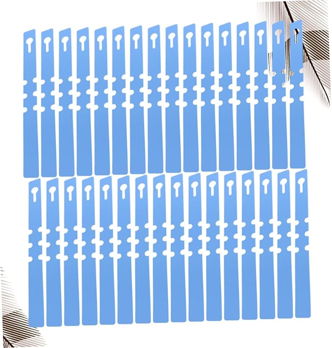 SUPVOX 200Pcs Plant Tags Garden Markers for Easy Plant Identification Home Shop Park and Market Use Blue