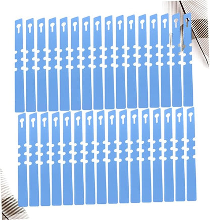 SUPVOX 200Pcs Plant Tags Garden Markers for Easy Plant Identification Home Shop Park and Market Use Blue