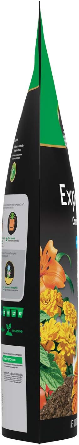 Miracle-Gro Expand 'n Gro Concentrated Planting Mix, Just Add Water for up to 3X Expansion, For Container and In-Ground Use, .67 cu. ft. Expands up to 2 cu. ft.