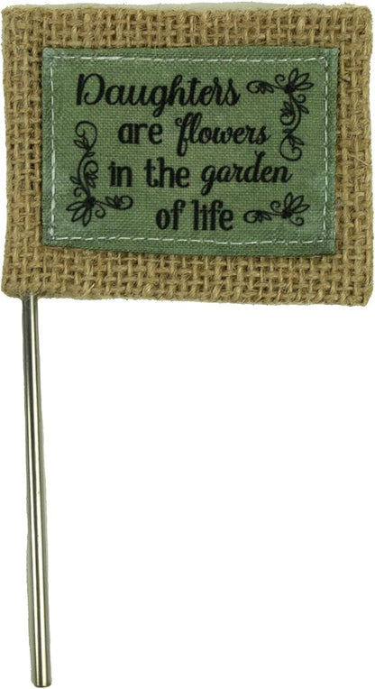 Cathedral Art Abbey & CA Gift Daughters Are Flowers Flag Flower Pick