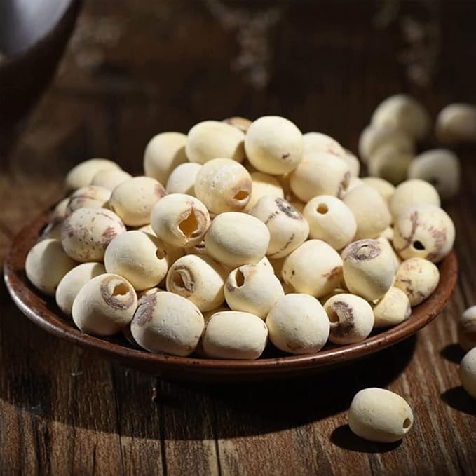 Dried lotus seed 10.58 oz/300g Dessert soup Congee ingredients Peeled lotus seeds White Lotus Seed Dried
