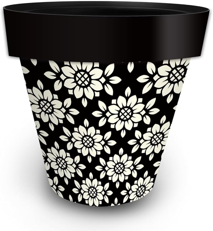 Briarwood Lane Geometric Floral Large Planter