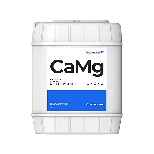 Athena Blended CaMg | Calcium & Magnesium Supplement for Plants | Cal Mag Fertilizer | NPK 2-0-0 | 5 Gallon