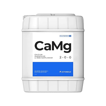 Athena Blended CaMg | Calcium & Magnesium Supplement for Plants | Cal Mag Fertilizer | NPK 2-0-0 | 5 Gallon