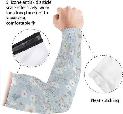 Binienty Unisex Arm Sleeves for Driving, Golf, Cycling, Sports, UV Protector Cooling Arm Sleeves Cover