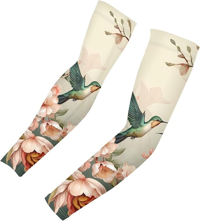 Binienty Unisex Arm Sleeves for Driving, Golf, Cycling, Sports, UV Protector Cooling Arm Sleeves Cover