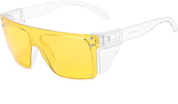 Polarized Sunglasses for Men Women Impact Resistance Z87.1safety UV400 Protection light weight for Workers