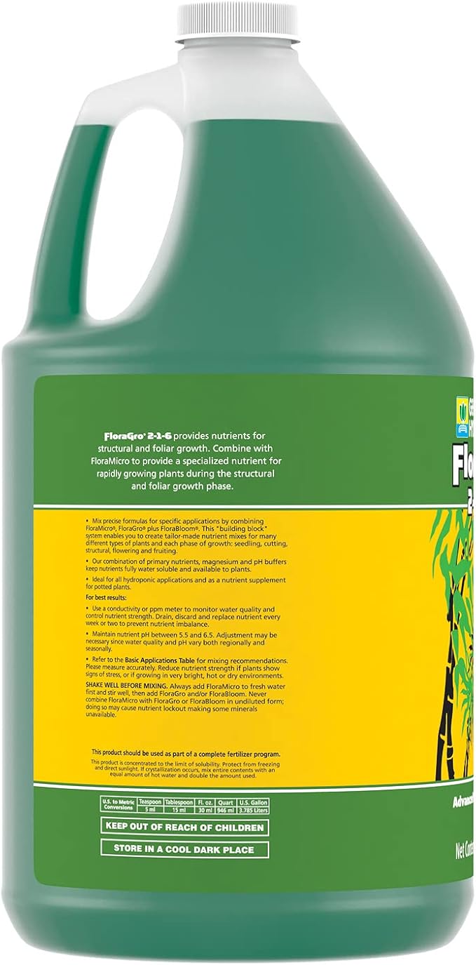General Hydroponics FloraGro, 1 Gallon