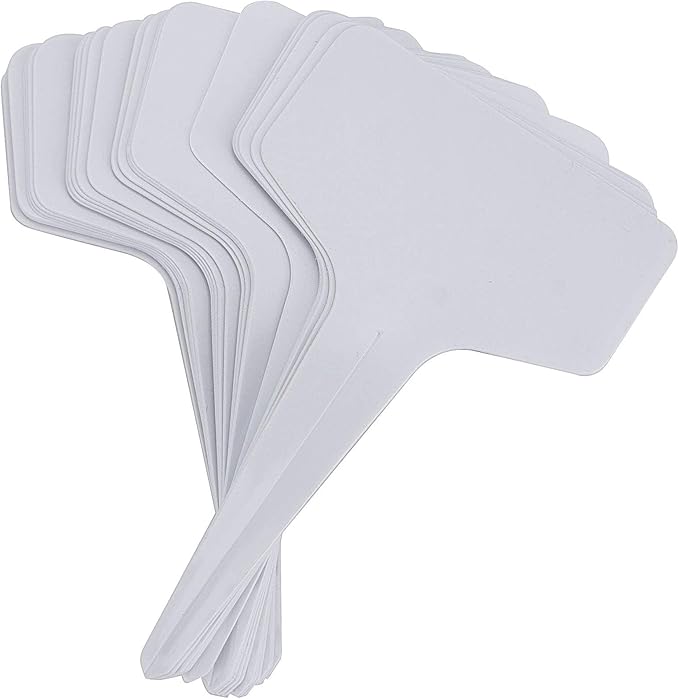ZOENHOU 800 PCS 2.4 x 3.9 Inch Plastic Plant Tags, T Type Plant Labels, Reusable Garden Labels for Gardening