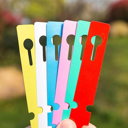 200Pcs Blue Plant Labels Plant Tags Wrap Around Hanging Tags Adjustable Outdoor Nursery Garden Labels Sun-Proof Reusable Tree Markers with 2pcs Waterproof Permanent Marker Pen (200pcs Blue)