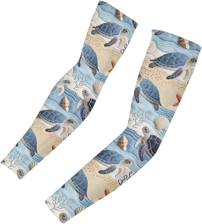 Binienty Unisex Arm Sleeves for Driving, Golf, Cycling, Sports, UV Protector Cooling Arm Sleeves Cover