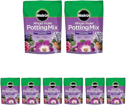 Miracle-Gro African Violet Potting Mix, 8qt, 8-Pack
