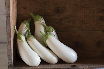 Seeds White Eggplant - Heirloom Vegetable - GMO Free