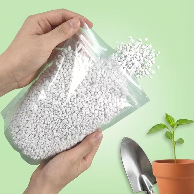 Voulosimi 20QT Organic Perlite Horticultural Soil Amendment for Plants and Enhanced Drainage