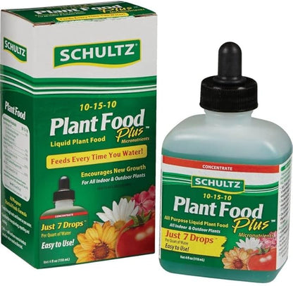 Schultz All Purpose Liquid Plant Food 10-15-10, 4 oz (2 Pack)