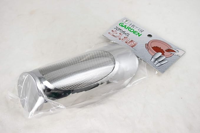3 Pcs Set Japanese Stainless Bonsai Soil Scoop with 1 Mesh - Potting & Mixing Tool (U-1)