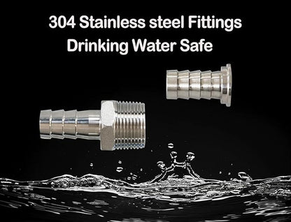 Atlantic RV Drinking Water Safe Hose 1ft Short Garden Hose Extension: Lead, BPA, Phthalate-Free, and PVC-Free.