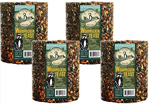 Mr. Bird Woodpecker Feast Birdseed Cylinder - Large 6" Diameter