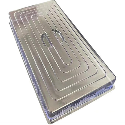 10 Pcs Humidity Dome, Plastic Clear Seed Starter Dome 1020 Tray Covers Humidifying and Insulating for Greenhouse Germination and Garden Growing (21.5"×11.5", 3.15" Height, 10-Pack)