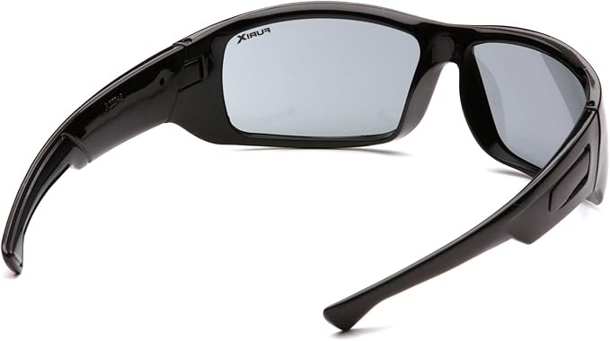 Pyramex Furix Safety Glasses Black Frame Clear Anti-Fog Lens