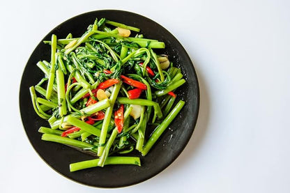 Kong Xin CAI Seeds (250 Seeds) - Green Leaf Vegetable Seeds for Planting Garden - Non-GMO Choy Ong Seeds - Ships from Iowa, USA