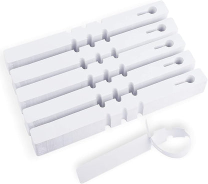 eZAKKA Plant Labels, 500pcs Plant Tags Markers Plastic Wrap Around Hanging Garden Markers Labels Tree Tags Sticks for Seedlings Outdoor Garden Waterproof, 2 x 20 CM