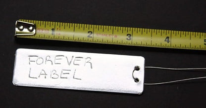Impress-O-Tags Aluminum Plant Label Tree Tags Pot Label Tag Outdoor Marker Metal (100 Regular Size Labels)