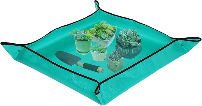 Plant Repotting Mat for Plants, Gardening Hand Tools for Gardeners, PE, 39.4x39.4in(100x100cm)