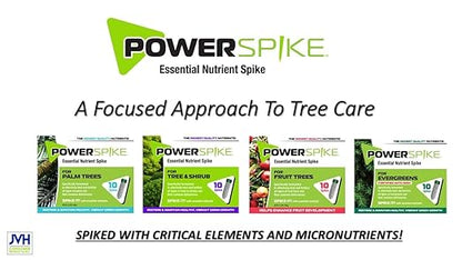 for Fruit Trees. Essential Nutrient Spike formulated to Feed All Types of Fruit Trees (Apple, Peach, Orange, Lemon, Lime, etc.) and Address Common Deficiencies (10 Spikes - 3.2 Lbs)