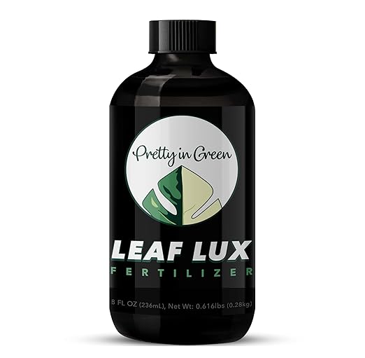 Premium Concentrated Liquid Fertilizer - Makes 40gal - Leaf LUX by Pretty in Green - All Plants All Media LECA, Soil - Indoor Plants