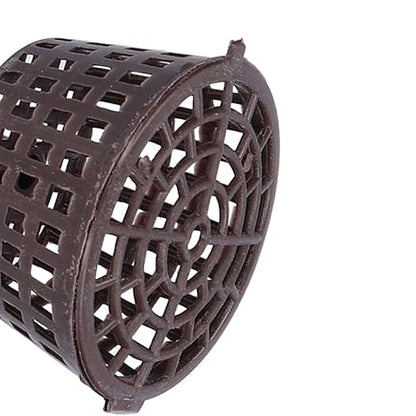 Atyhao Plastic Fertilizer Mesh Basket 20PCS Anti-Aging Bonsai Fertilizer Box with Lid for Planting Fertilization